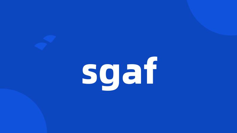 sgaf