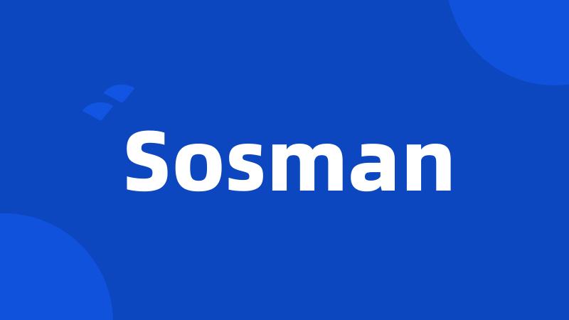 Sosman