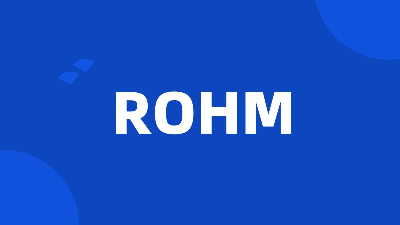 ROHM