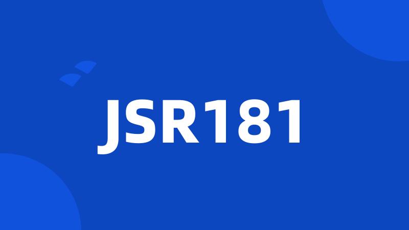 JSR181