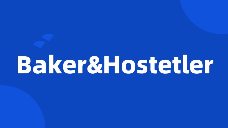 Baker&Hostetler