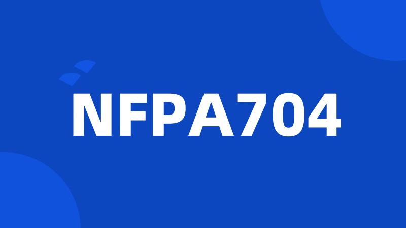 NFPA704