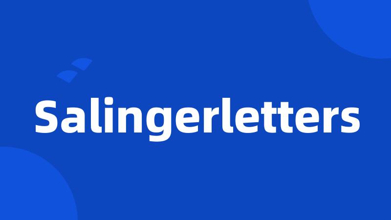 Salingerletters