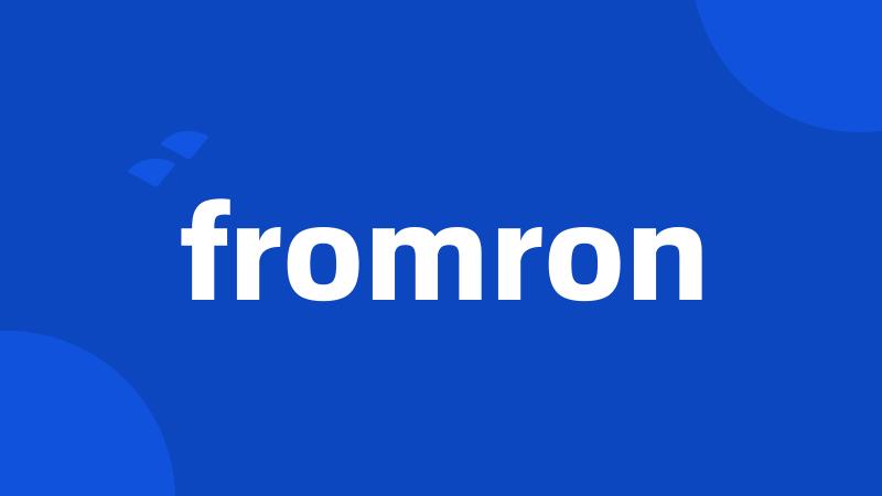 fromron