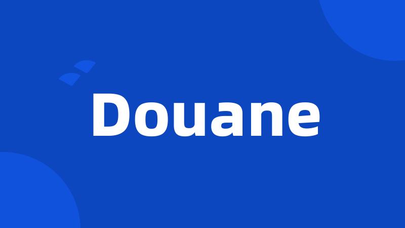 Douane