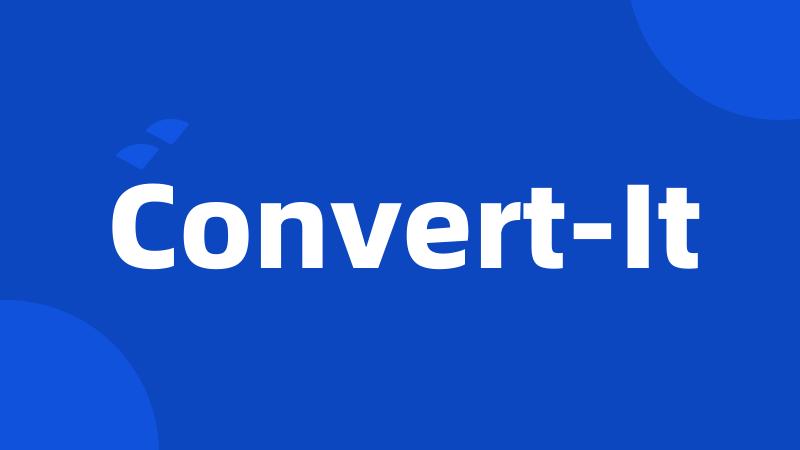 Convert-It