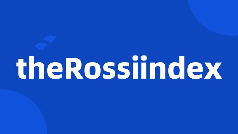 theRossiindex