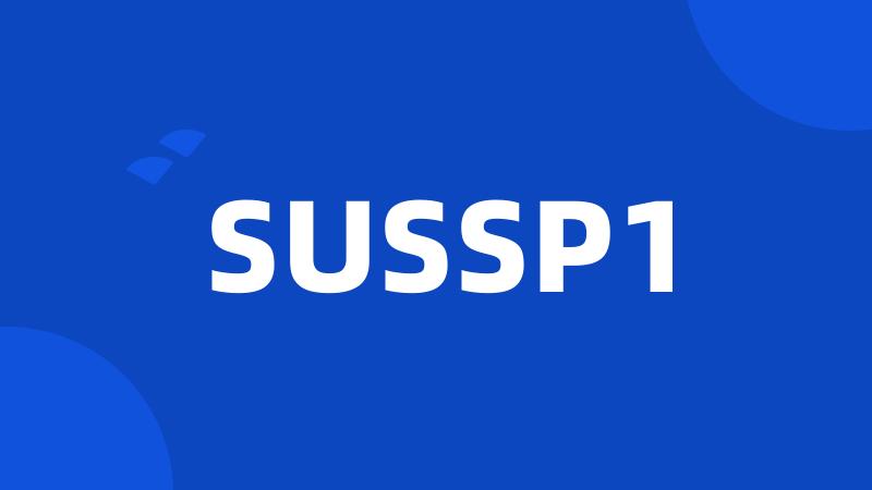 SUSSP1