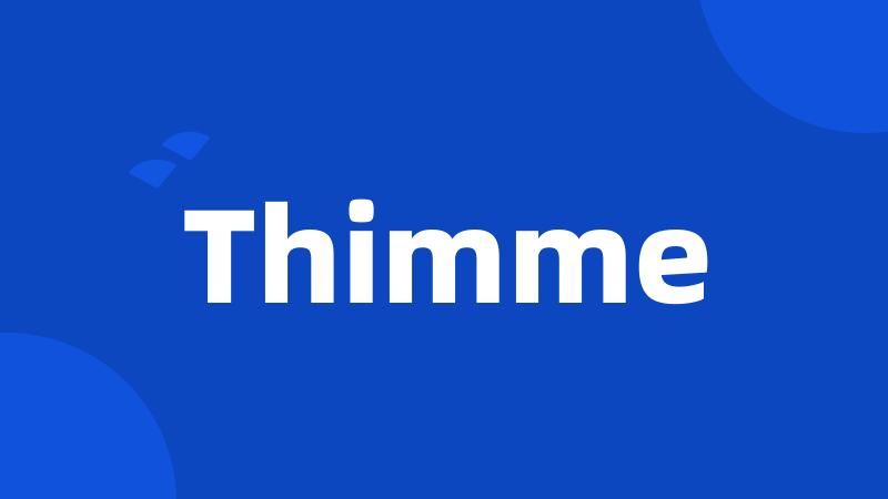 Thimme