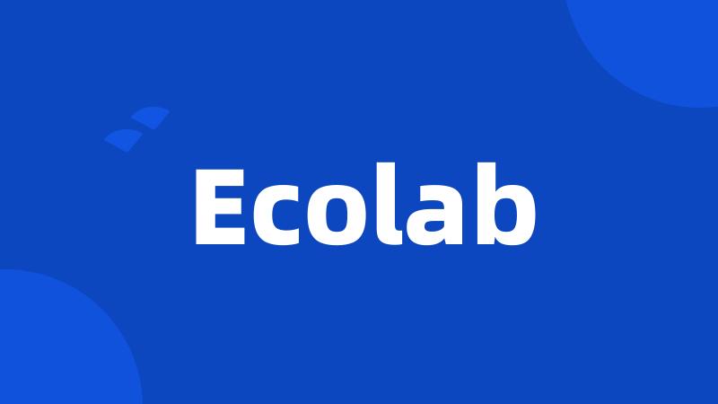 Ecolab