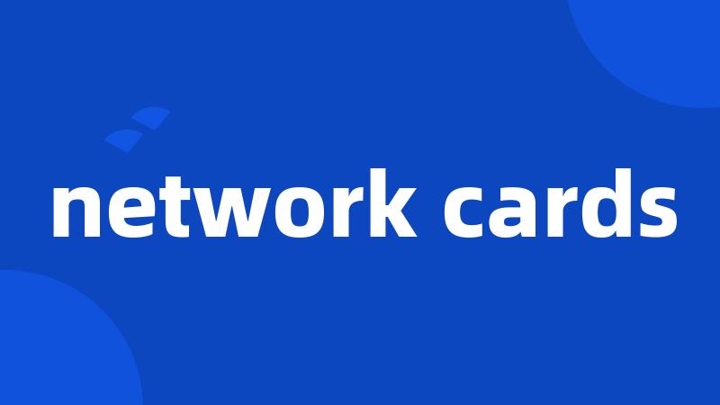 network cards