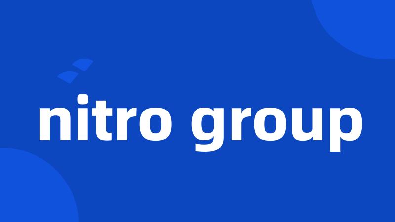 nitro group