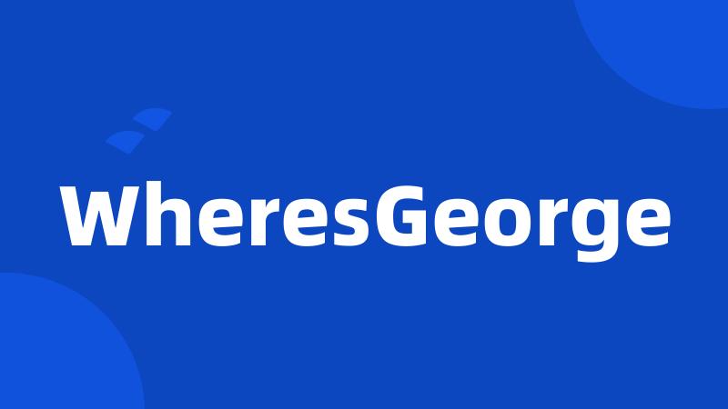 WheresGeorge