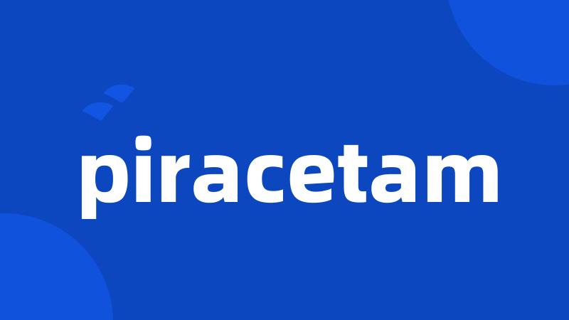 piracetam