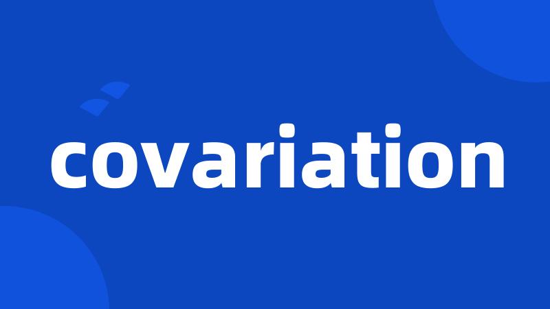 covariation