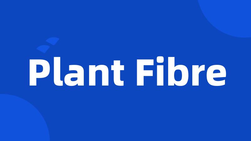 Plant Fibre