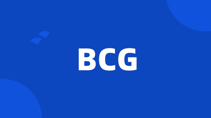 BCG