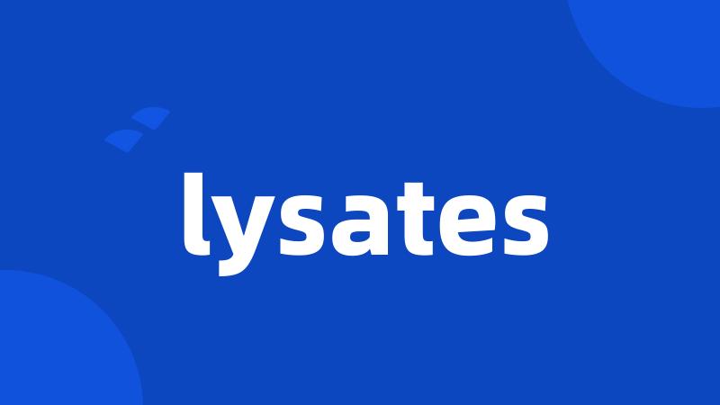 lysates