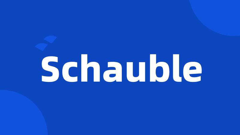 Schauble