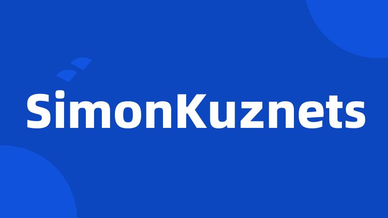 SimonKuznets