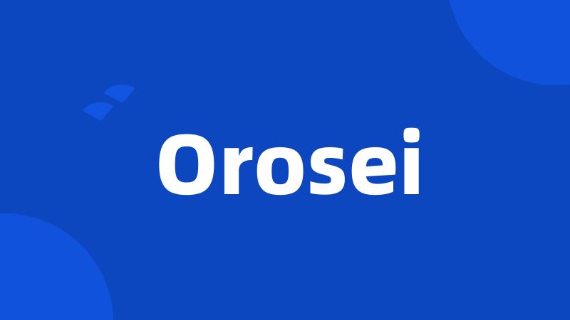 Orosei