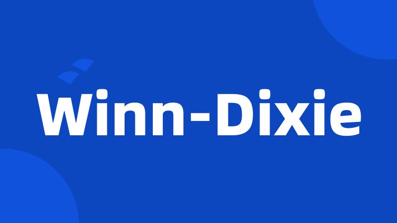 Winn-Dixie