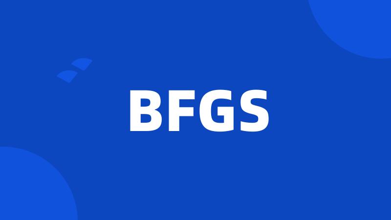 BFGS