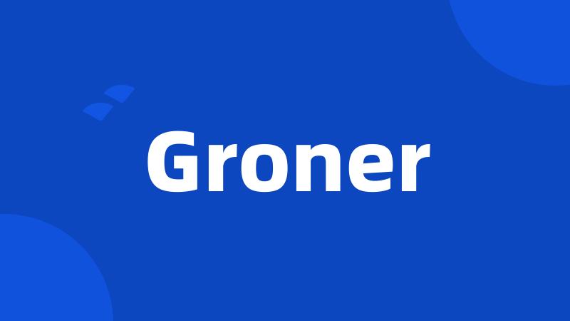 Groner