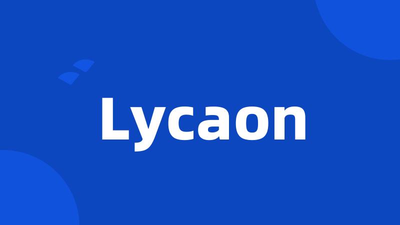 Lycaon