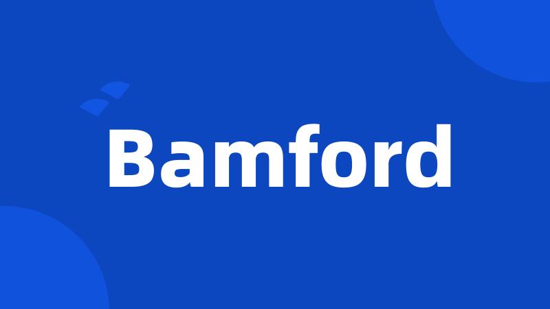 Bamford