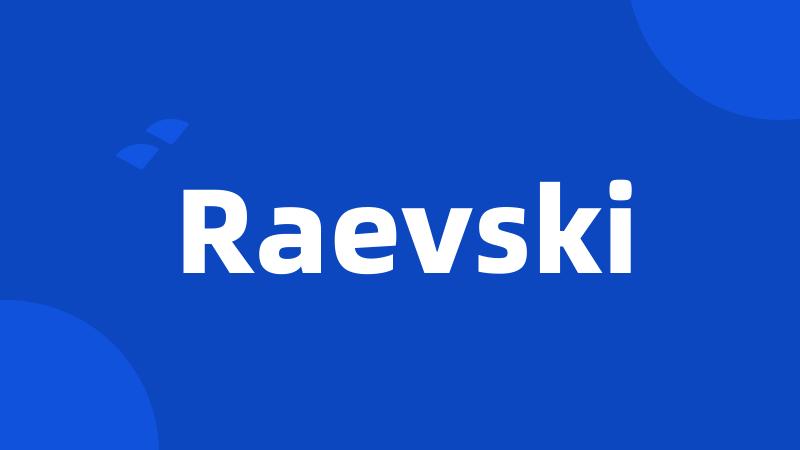 Raevski