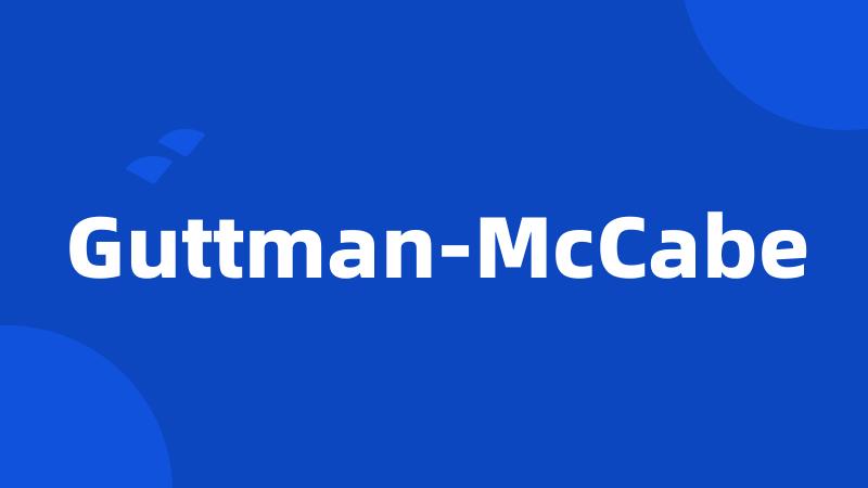 Guttman-McCabe