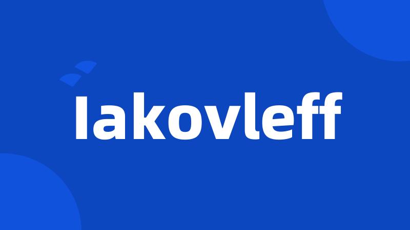 Iakovleff