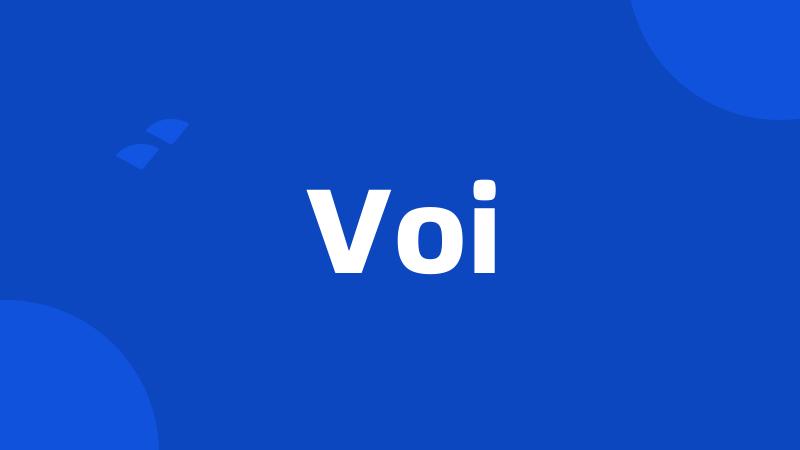 Voi