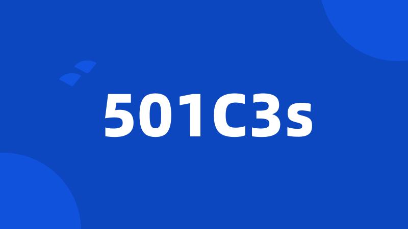 501C3s
