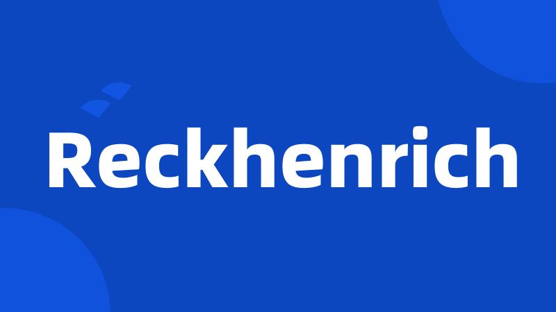 Reckhenrich