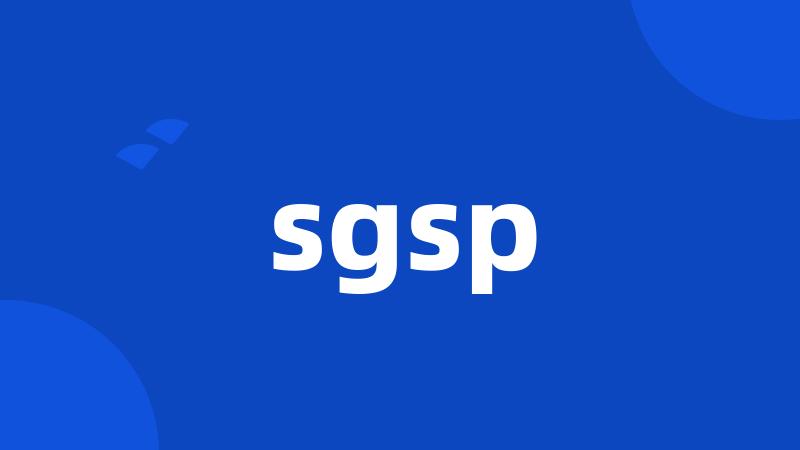 sgsp