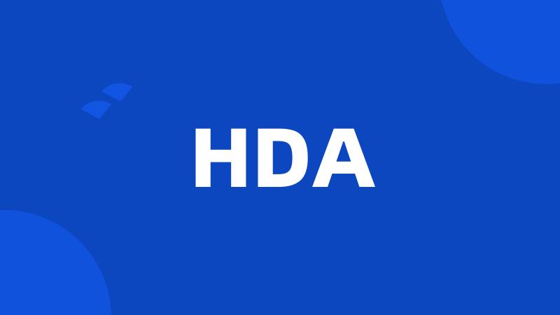 HDA