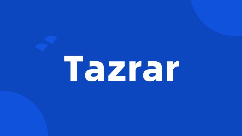 Tazrar