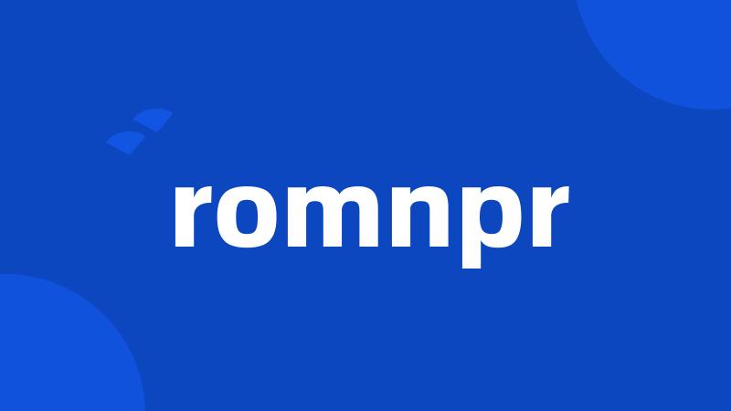 romnpr