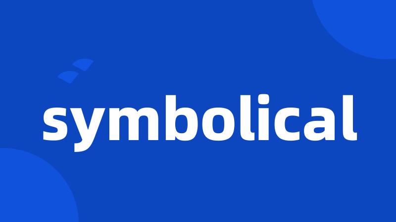 symbolical