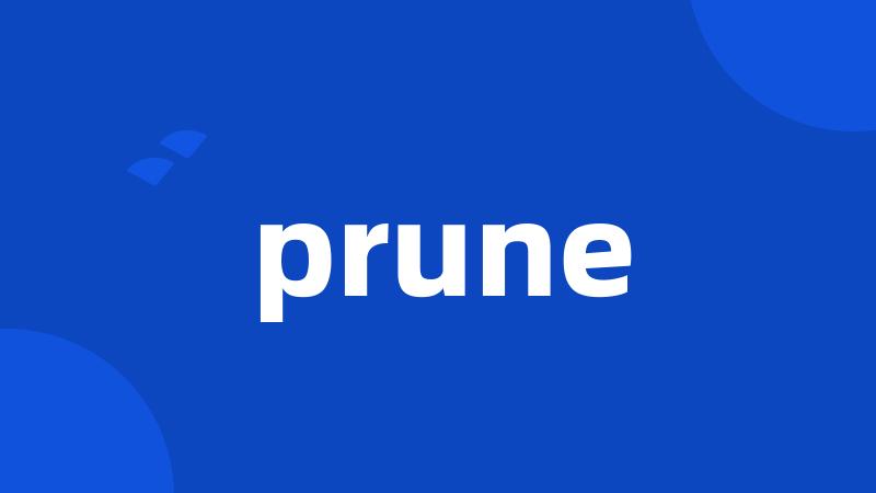 prune