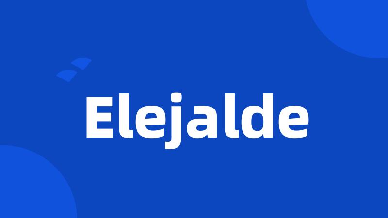 Elejalde