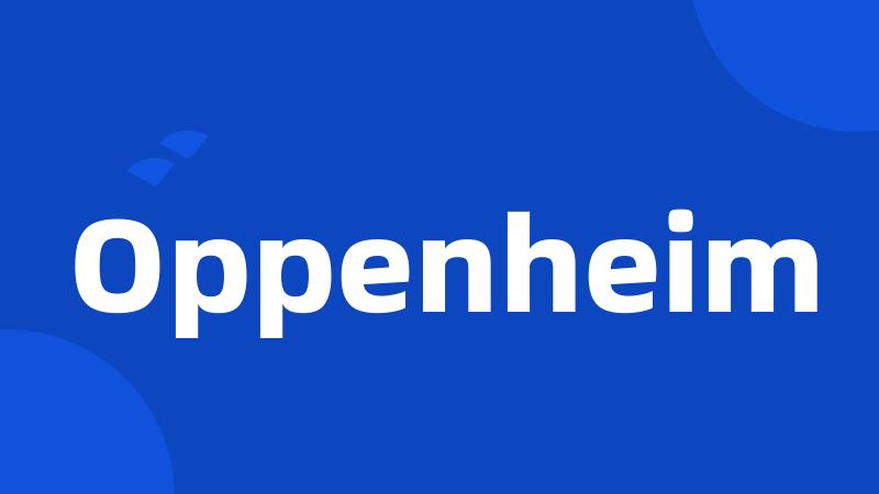 Oppenheim