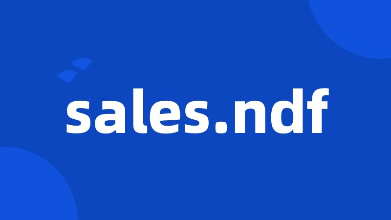 sales.ndf