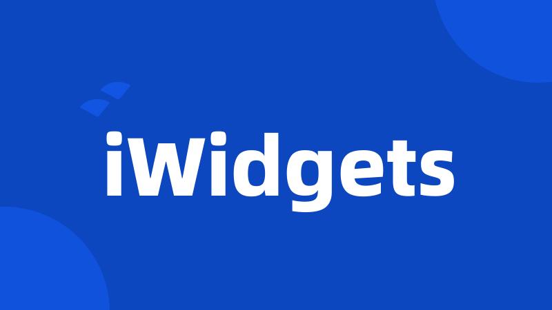 iWidgets