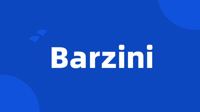 Barzini