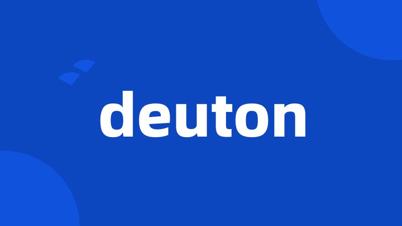 deuton