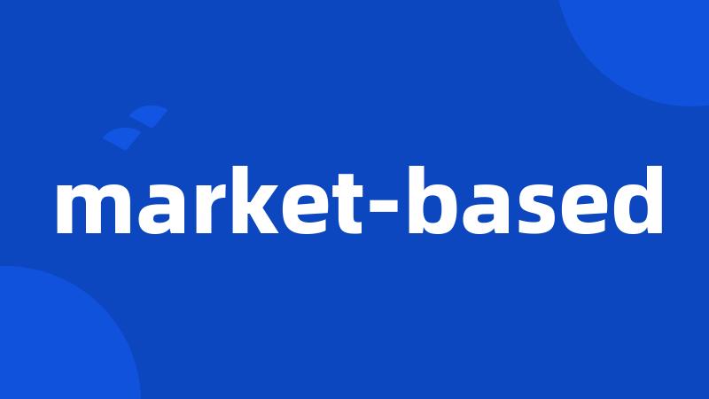 market-based