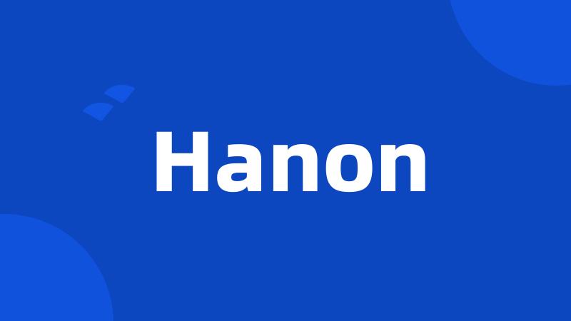 Hanon